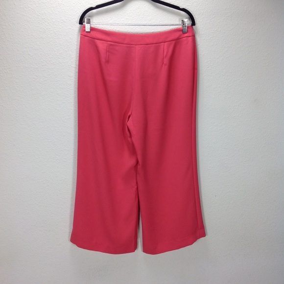 Vince Camuto Pink Wide Leg Crop Pants - Picture 3 of 6
